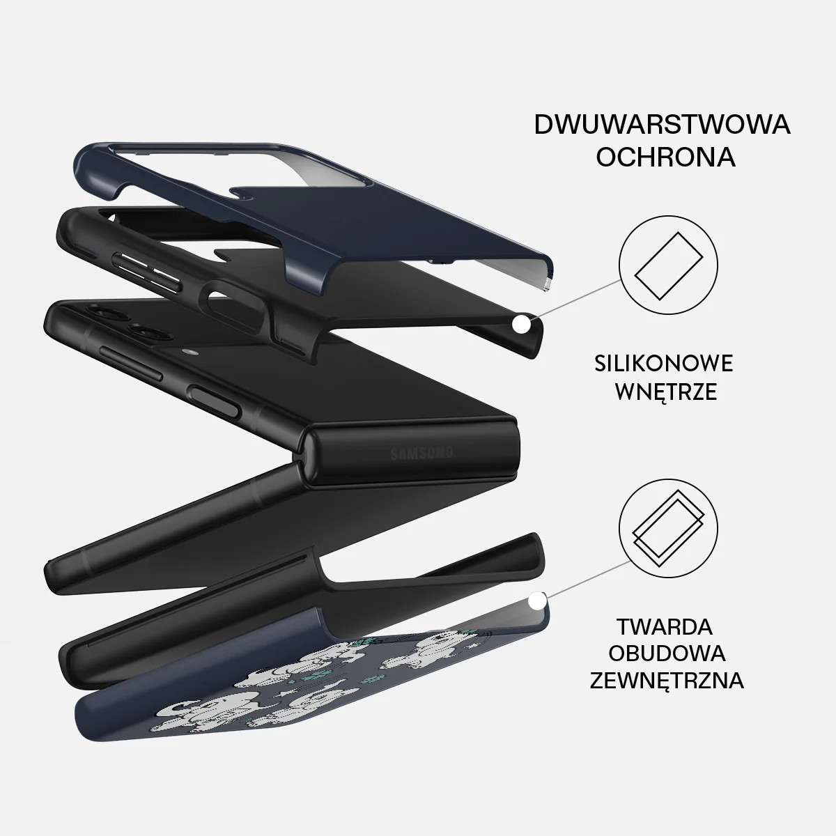 Think Big - Samsung Galaxy Z Flip 3 Etui - Image 2