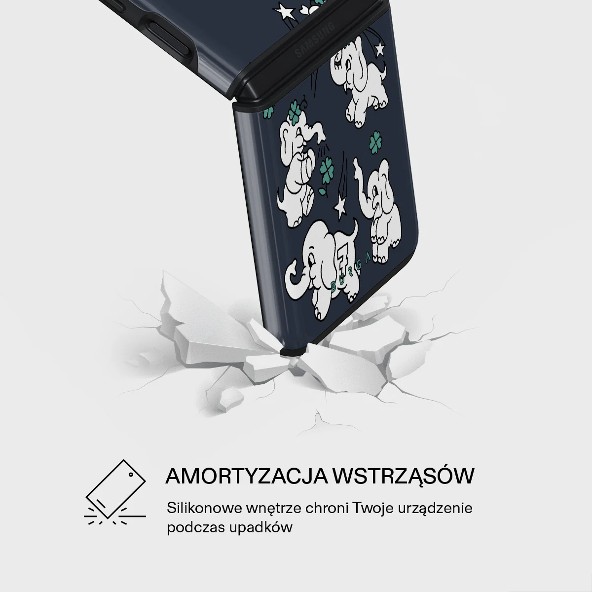 Think Big - Samsung Galaxy Z Flip 3 Etui - Image 4
