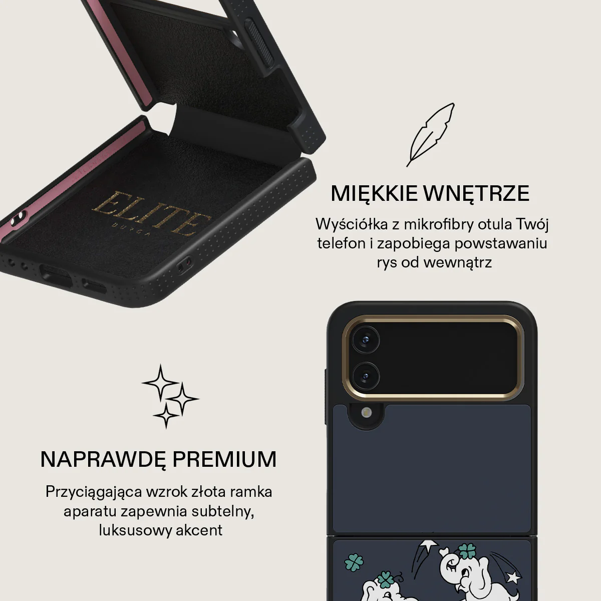 Think Big - Samsung Galaxy Z Flip 4 Etui - Image 19