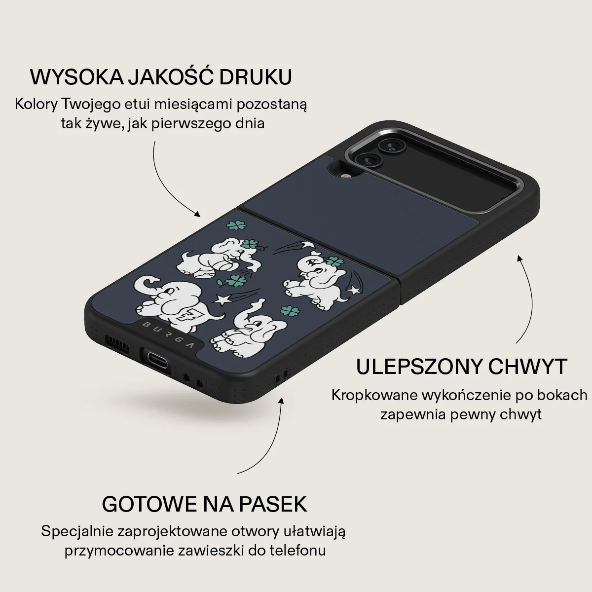 Think Big - Samsung Galaxy Z Flip 4 Etui - Image 24