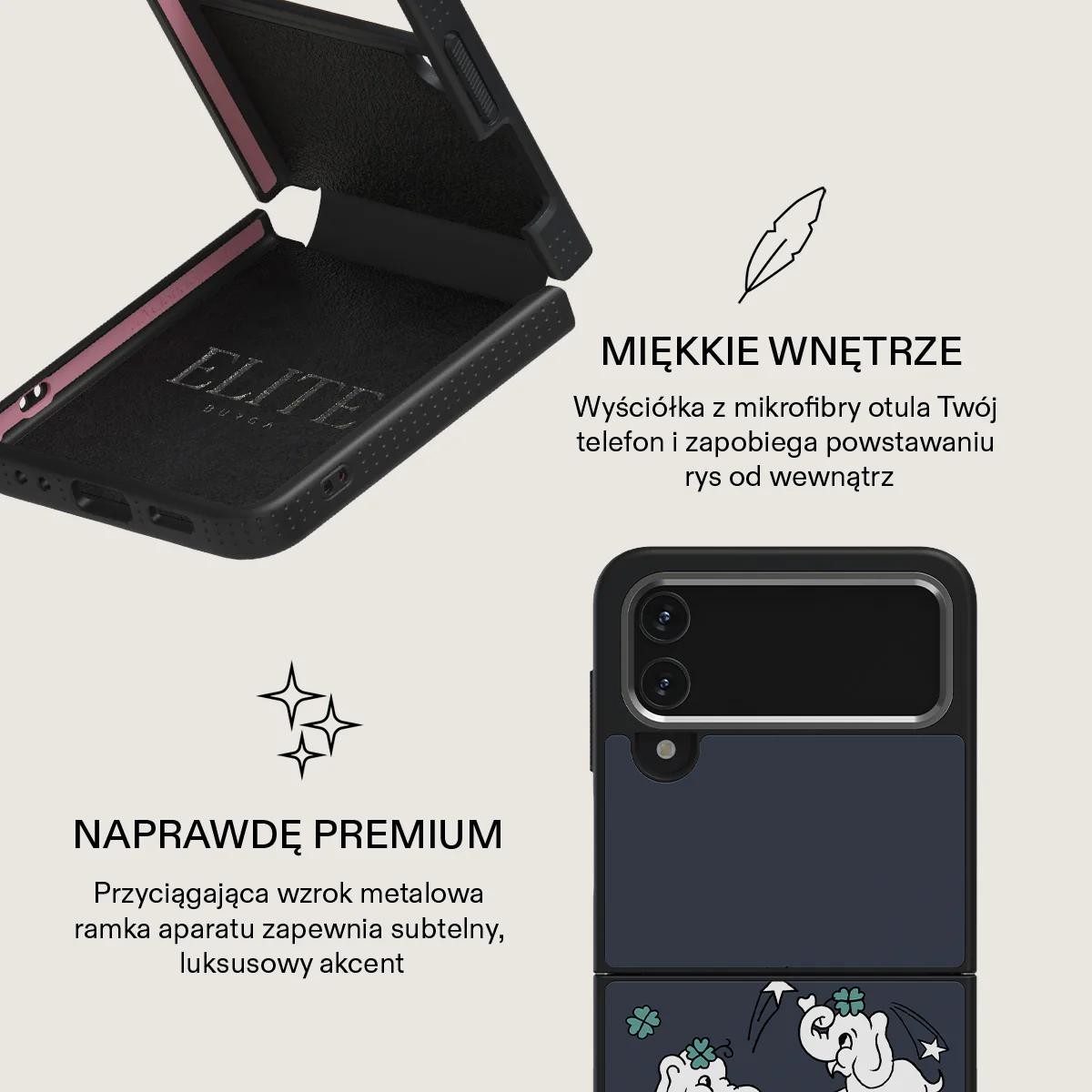 Think Big - Samsung Galaxy Z Flip 4 Etui - Image 25