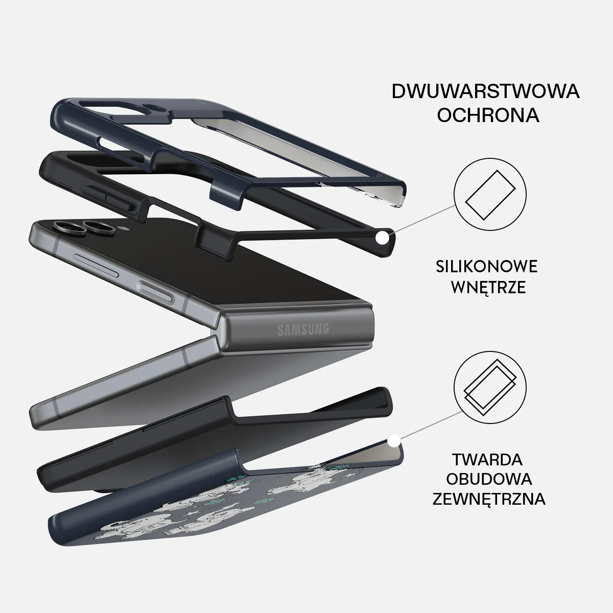 Think Big - Samsung Galaxy Z Flip 5 Etui - Image 2