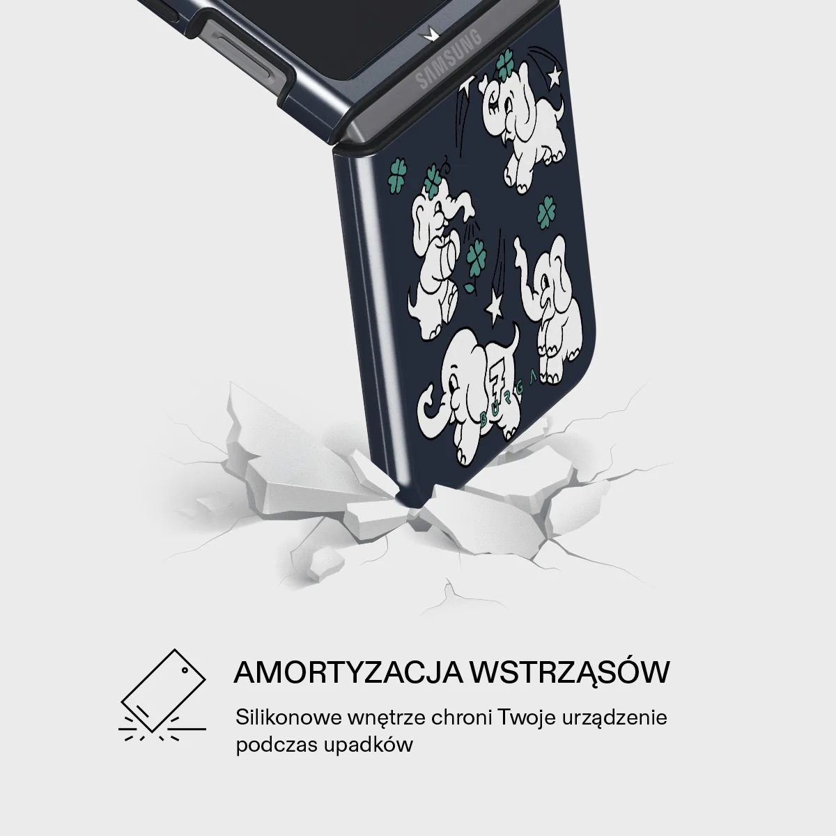 Think Big - Samsung Galaxy Z Flip 5 Etui - Image 4