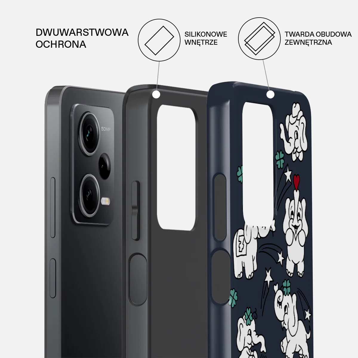 Think Big - Xiaomi Redmi Note 12 Pro 5G Etui - Image 2