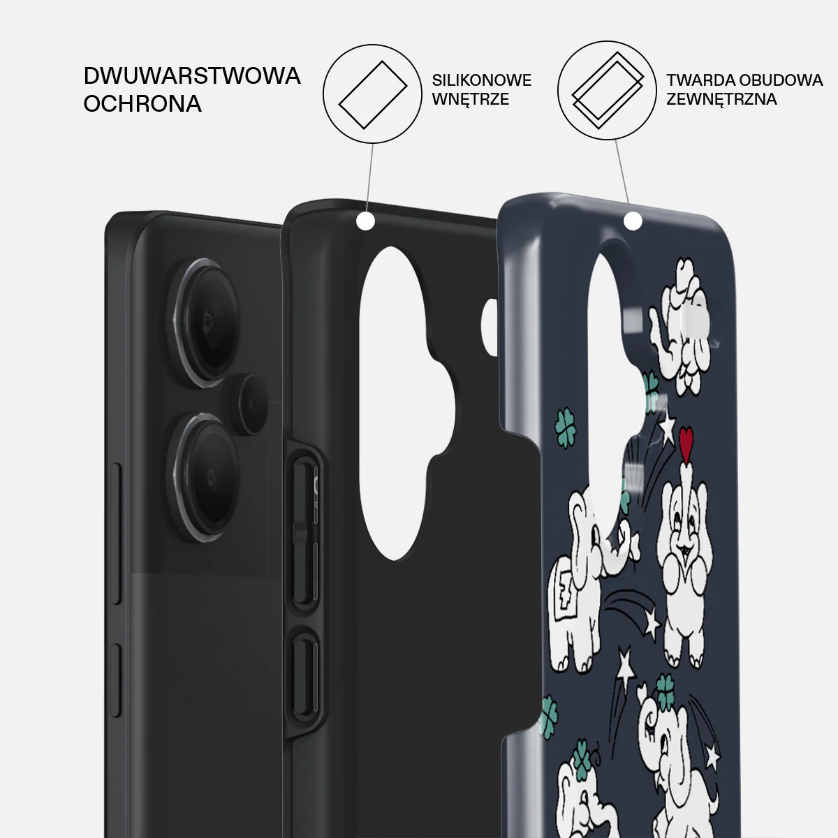Think Big - Xiaomi Redmi Note 13 Pro+ 5G Etui - Image 2