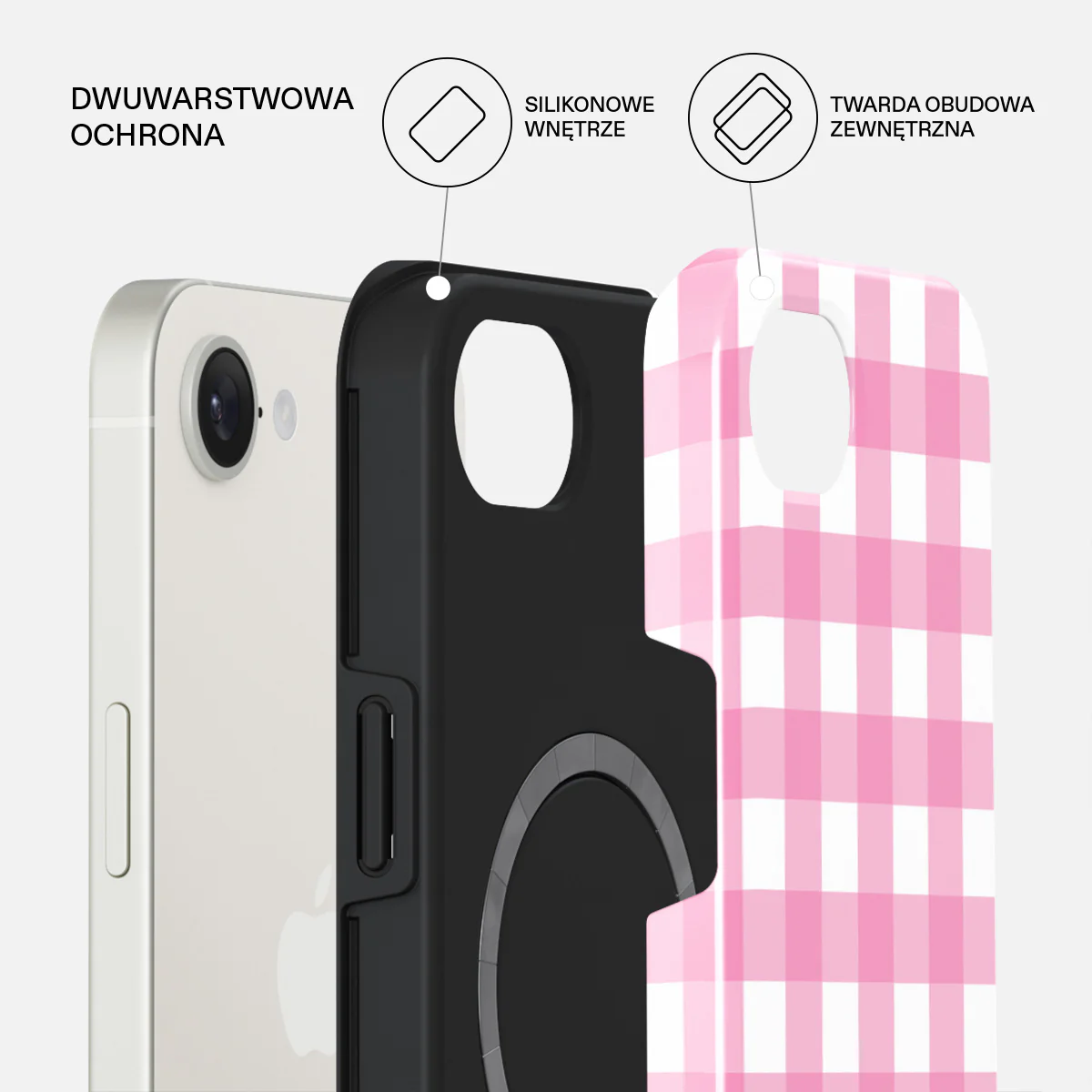 Think Pink - iPhone 17e Etui - Image 2