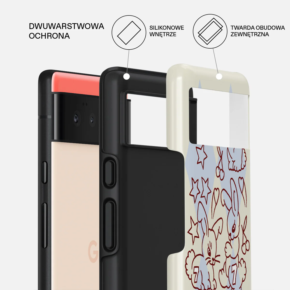 Triple Seven - Google Pixel 6a Etui - Image 2