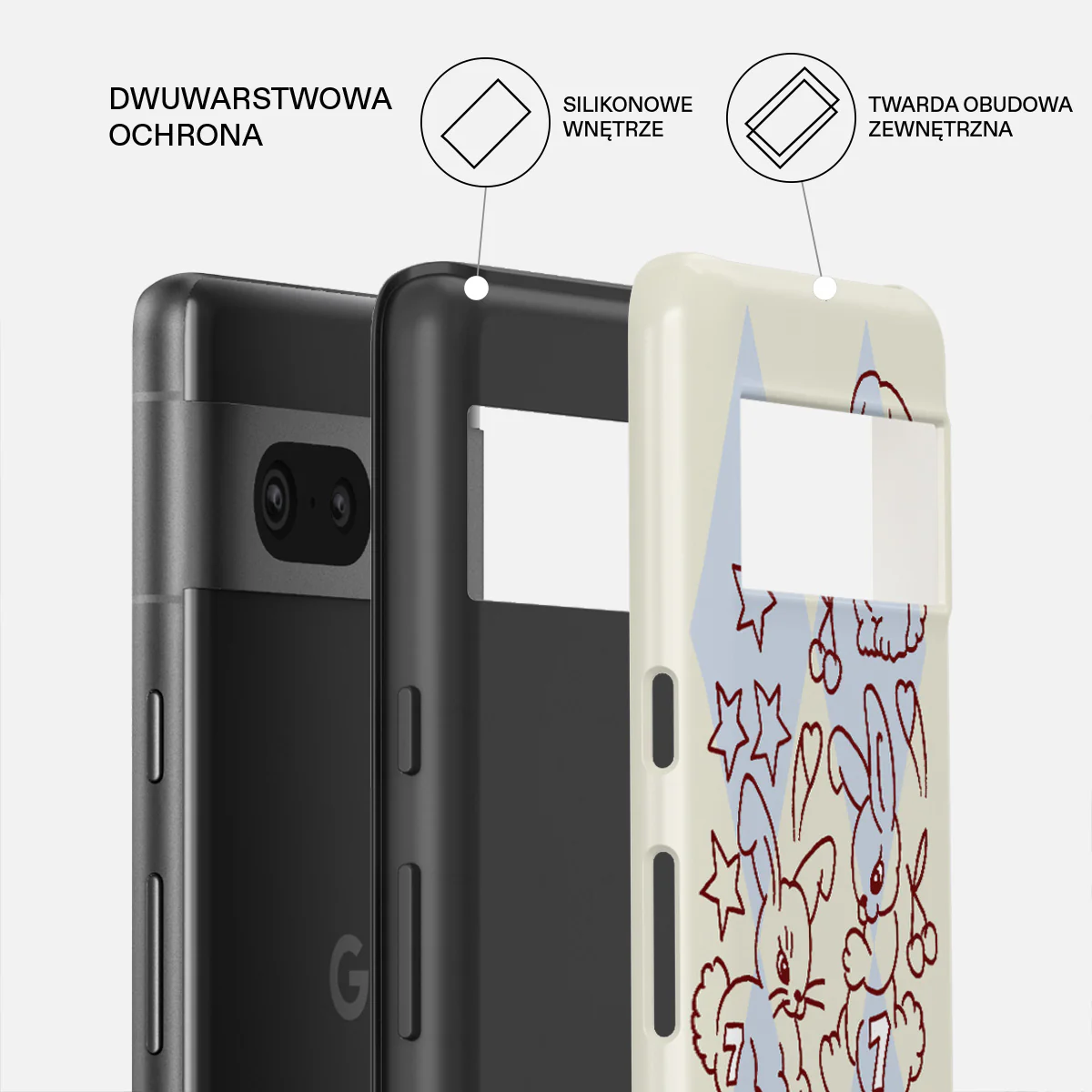 Triple Seven - Google Pixel 7a Etui - Image 2