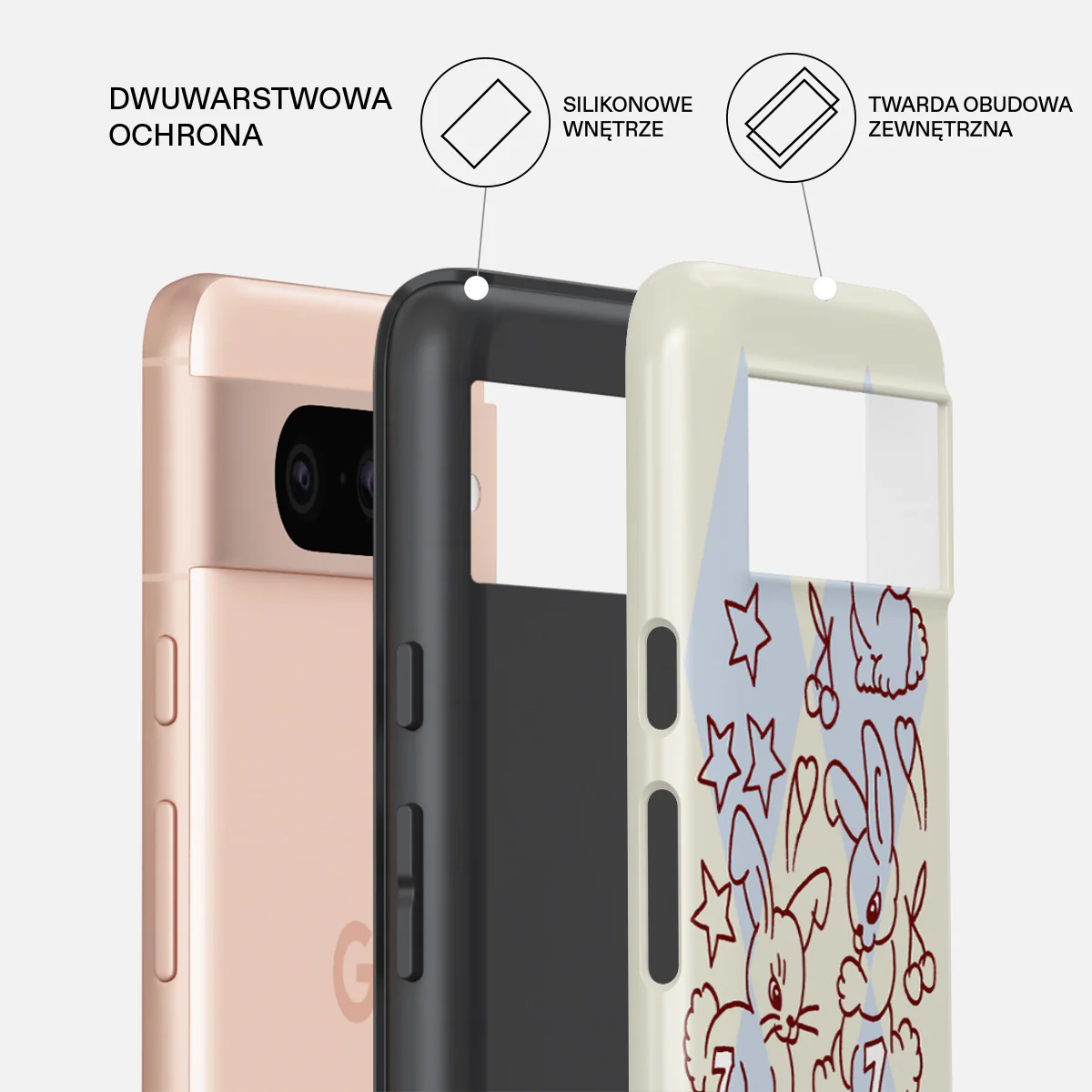 Triple Seven - Google Pixel 8 Etui - Image 2