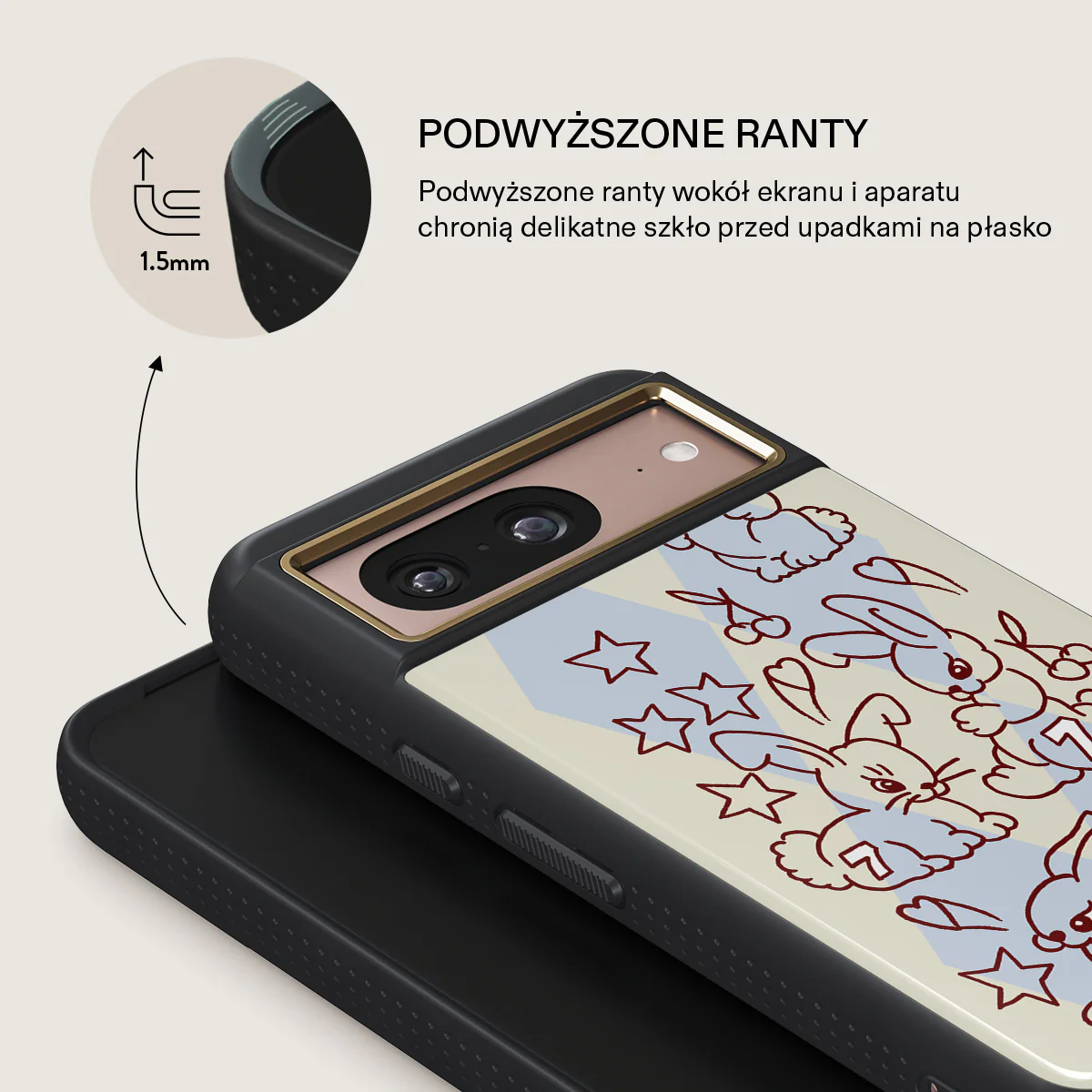 Triple Seven - Google Pixel 8 Etui - Image 8