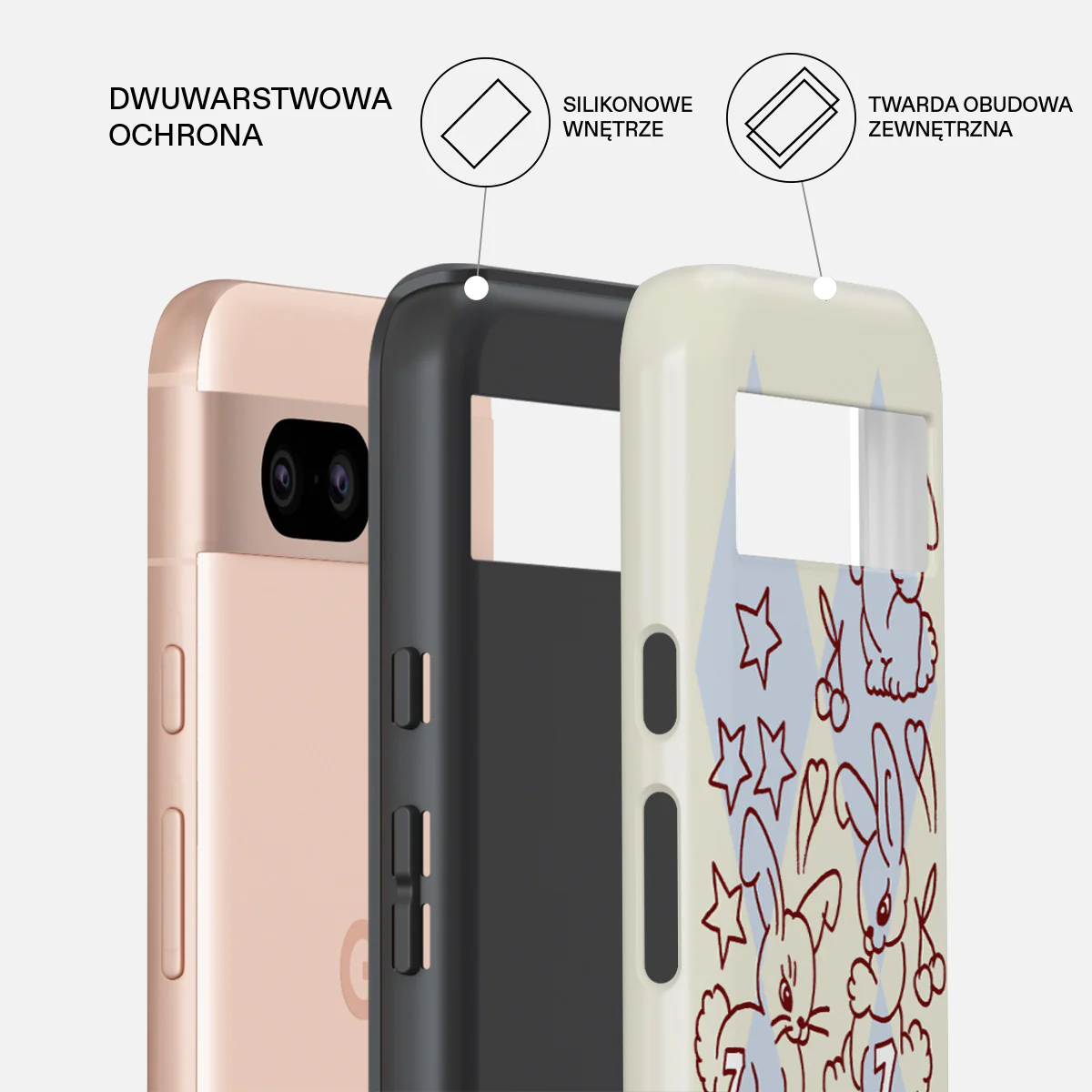Triple Seven - Google Pixel 8a Etui - Image 2
