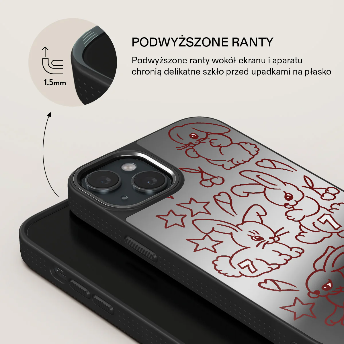 Triple Seven - iPhone 15 Etui - Image 38