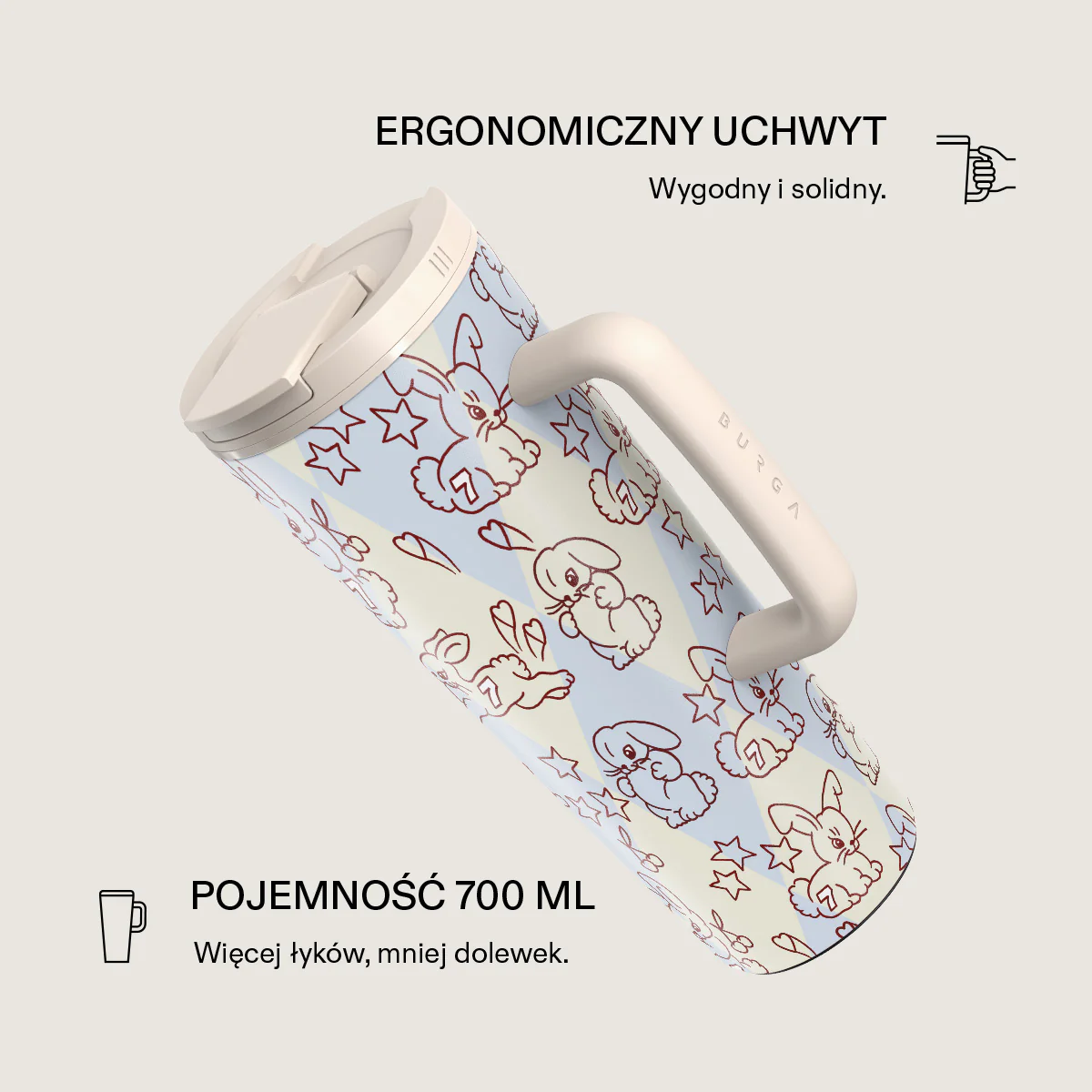 Triple Seven - Kubek podróżny EasyGrip - Image 2