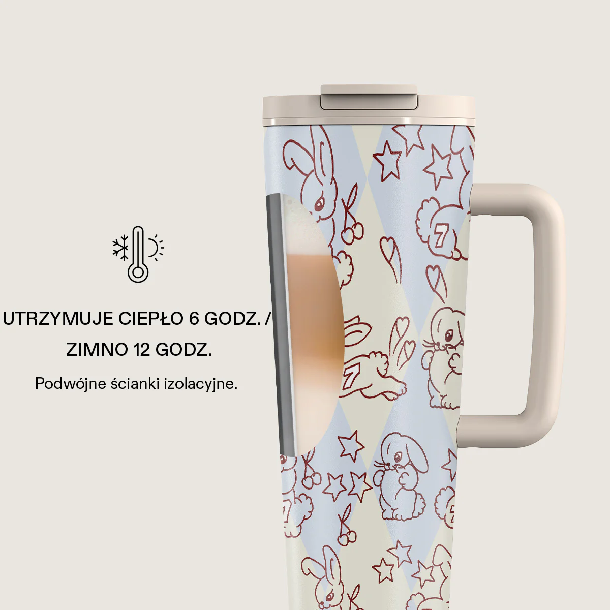 Triple Seven - Kubek podróżny EasyGrip - Image 4