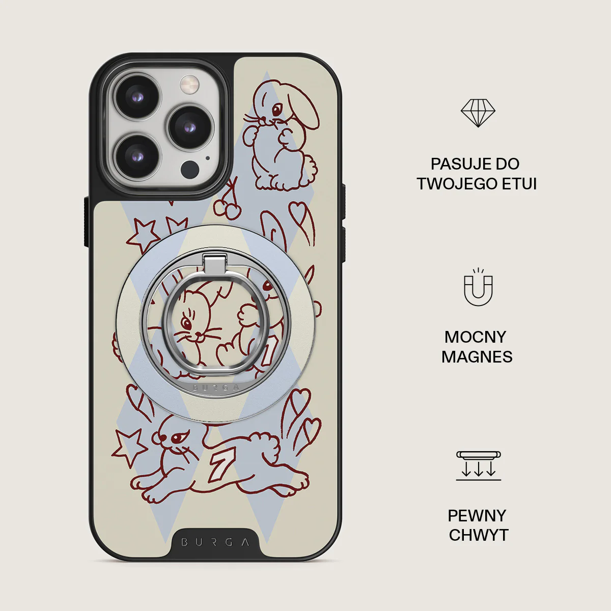 Triple Seven - Magnetyczny Okrągły Uchwyt - Image 2