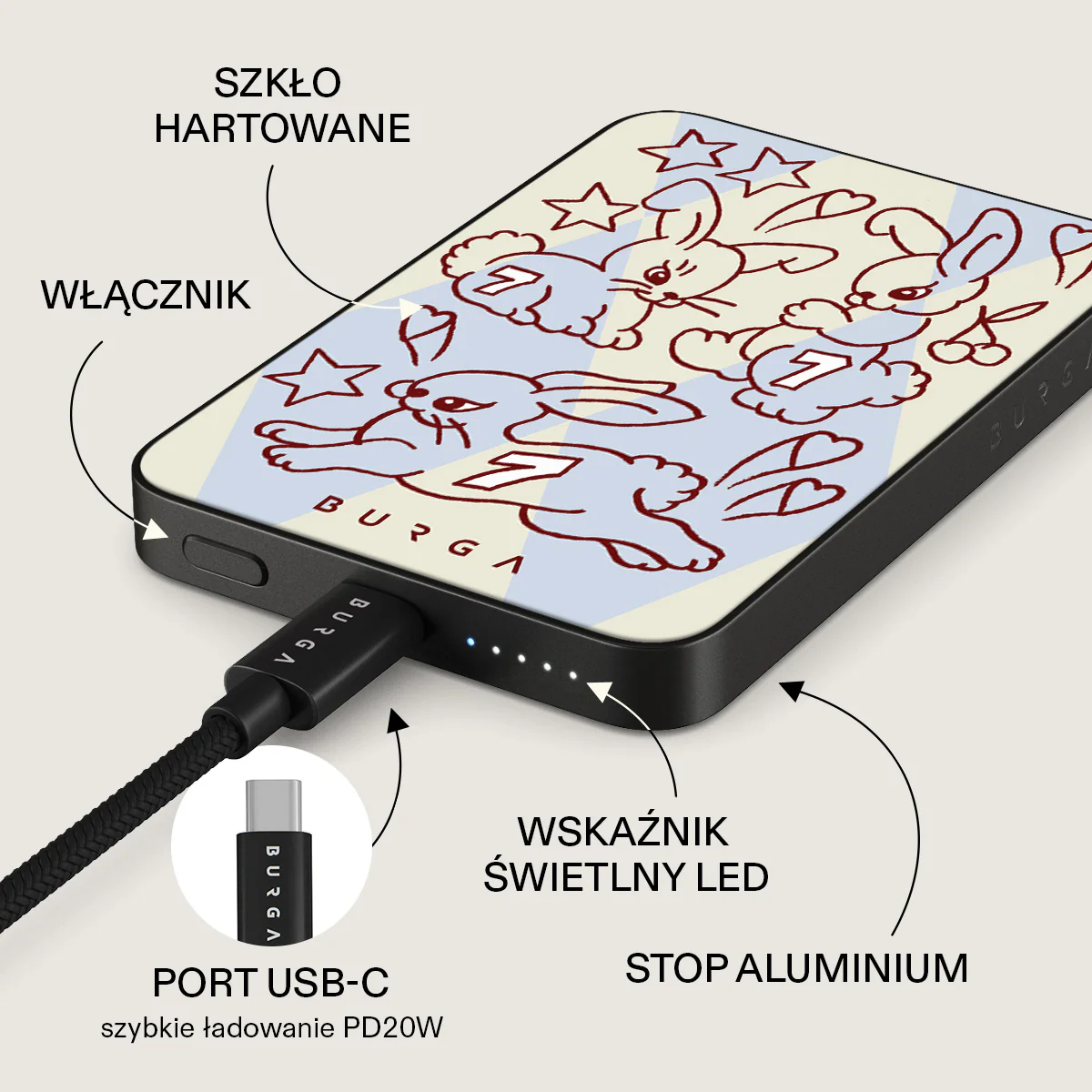 Triple Seven - Magnetyczny power bank - Image 5