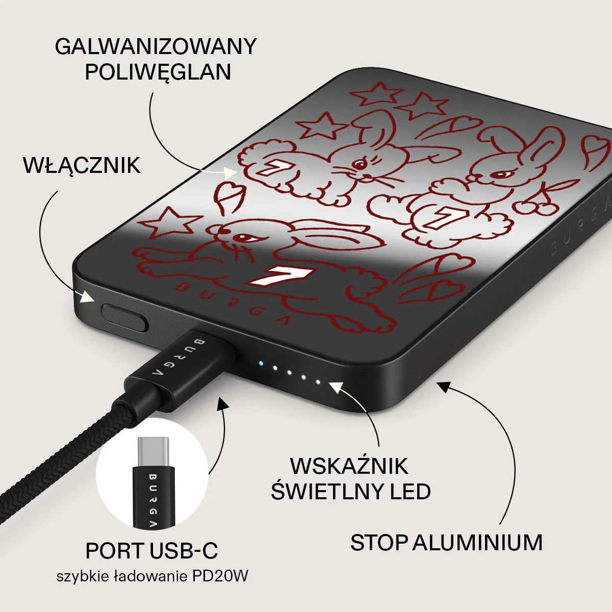 Triple Seven - Magnetyczny power bank - Image 50