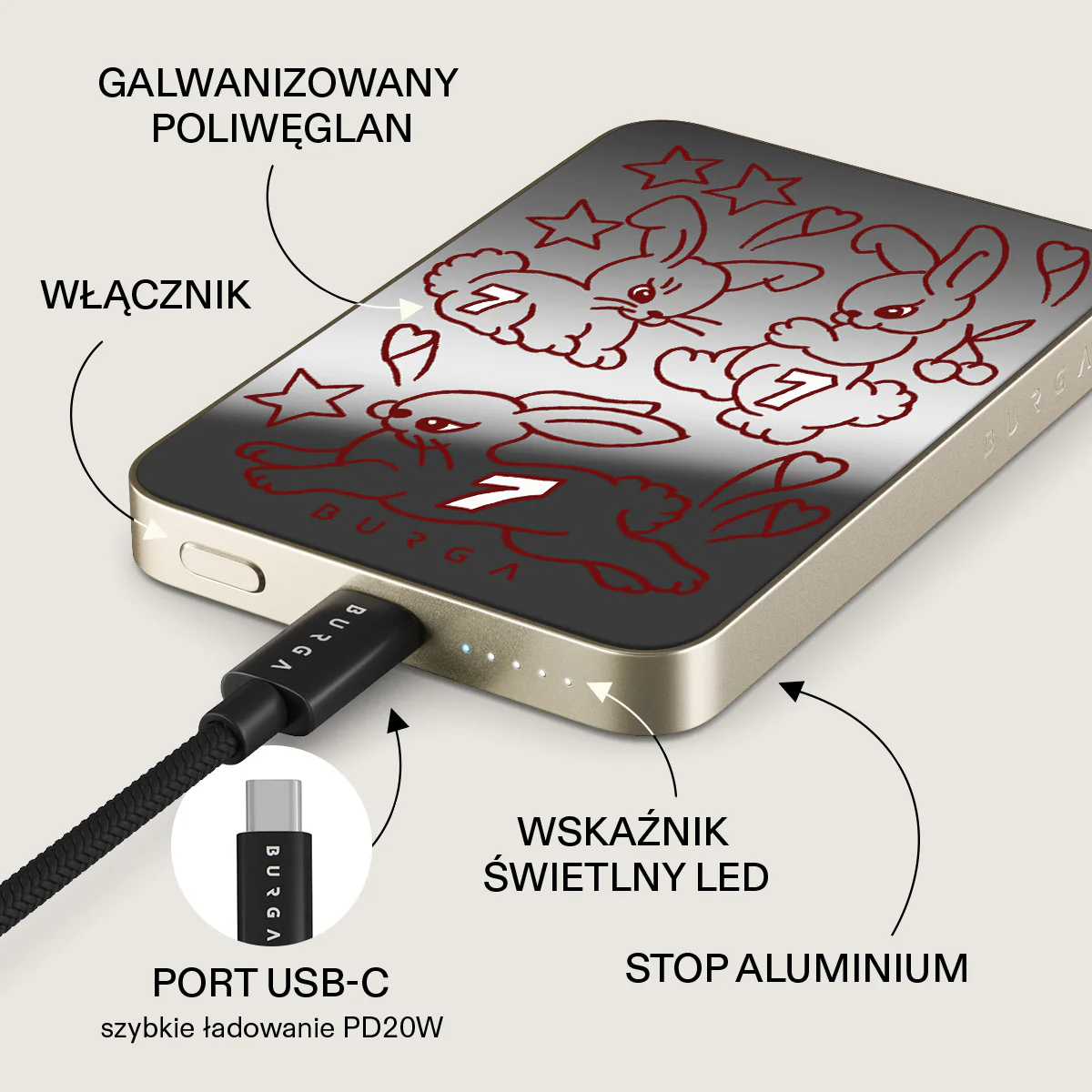 Triple Seven - Magnetyczny power bank - Image 55