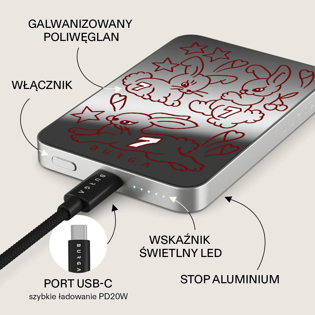 Triple Seven - Magnetyczny power bank - Image 60
