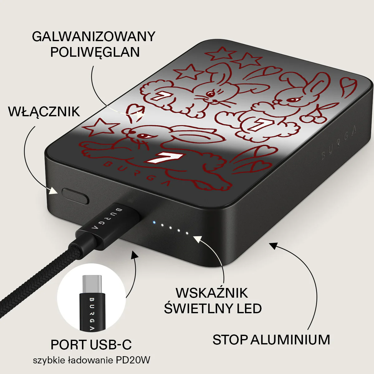 Triple Seven - Magnetyczny power bank - Image 80