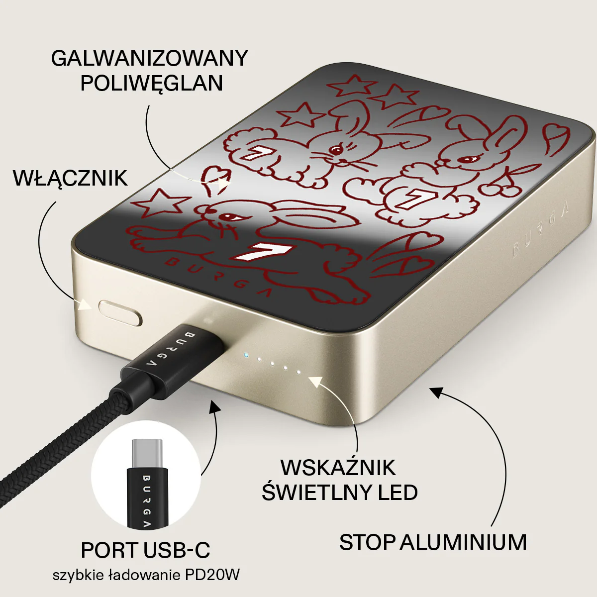 Triple Seven - Magnetyczny power bank - Image 85