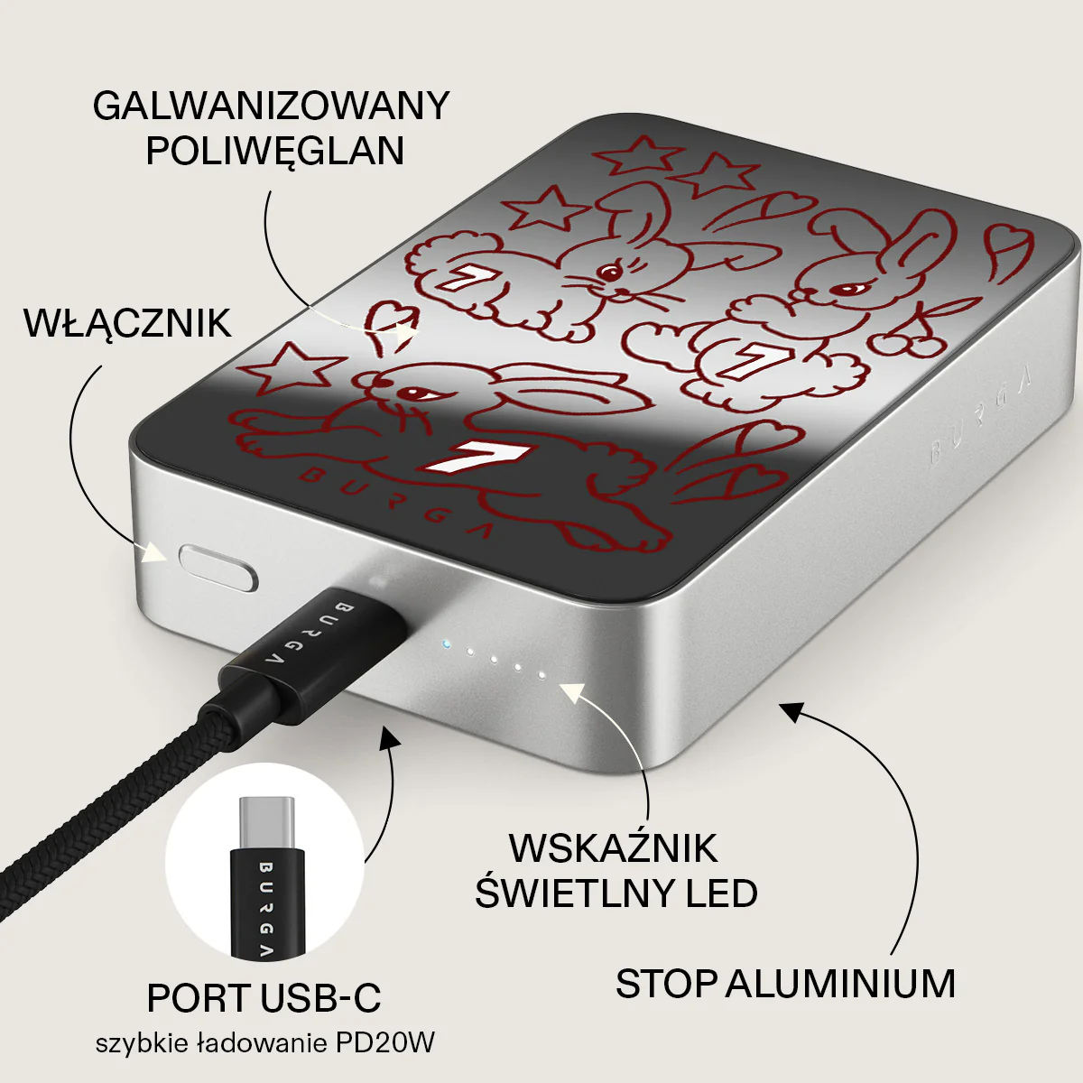 Triple Seven - Magnetyczny power bank - Image 90