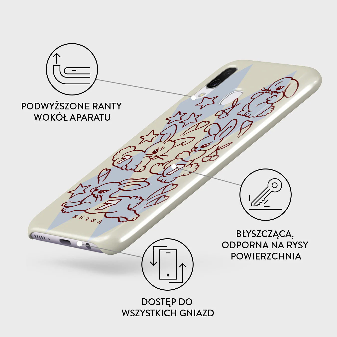 Triple Seven - Samsung Galaxy A40 Etui - Image 3