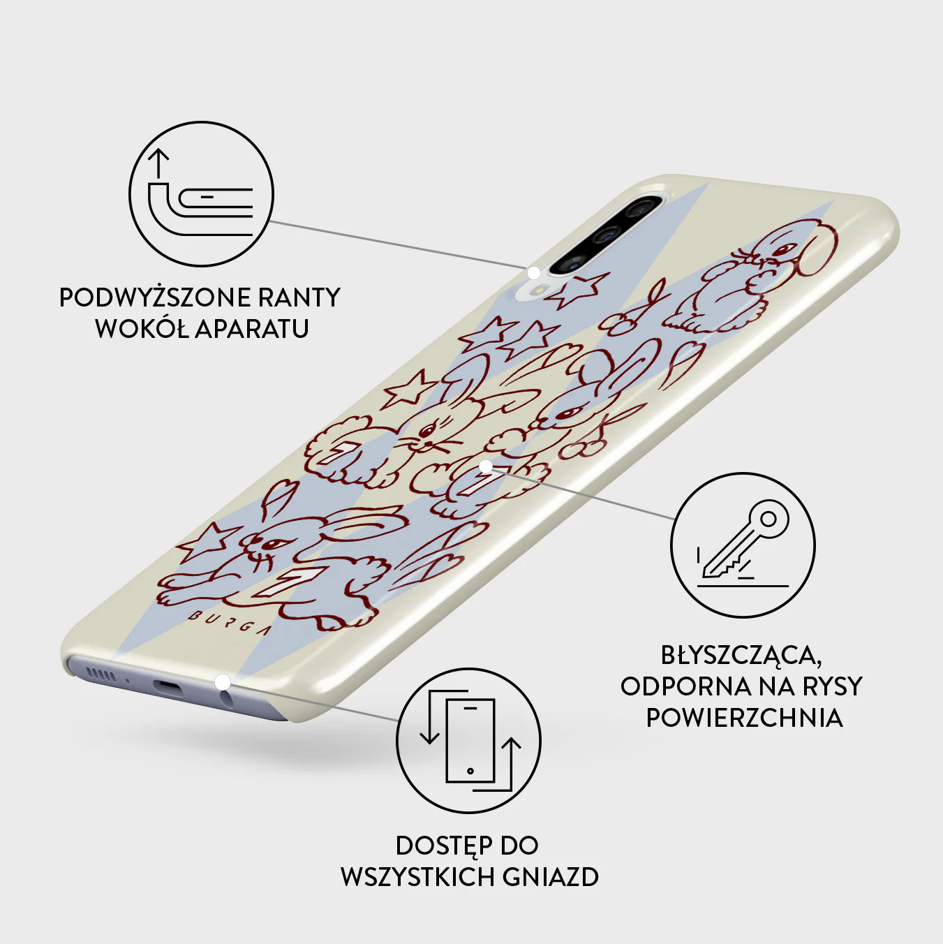 Triple Seven - Samsung Galaxy A50 Etui - Image 3