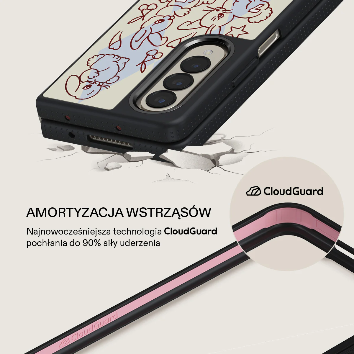 Triple Seven - Samsung Galaxy Z Fold 4 Etui - Image 15