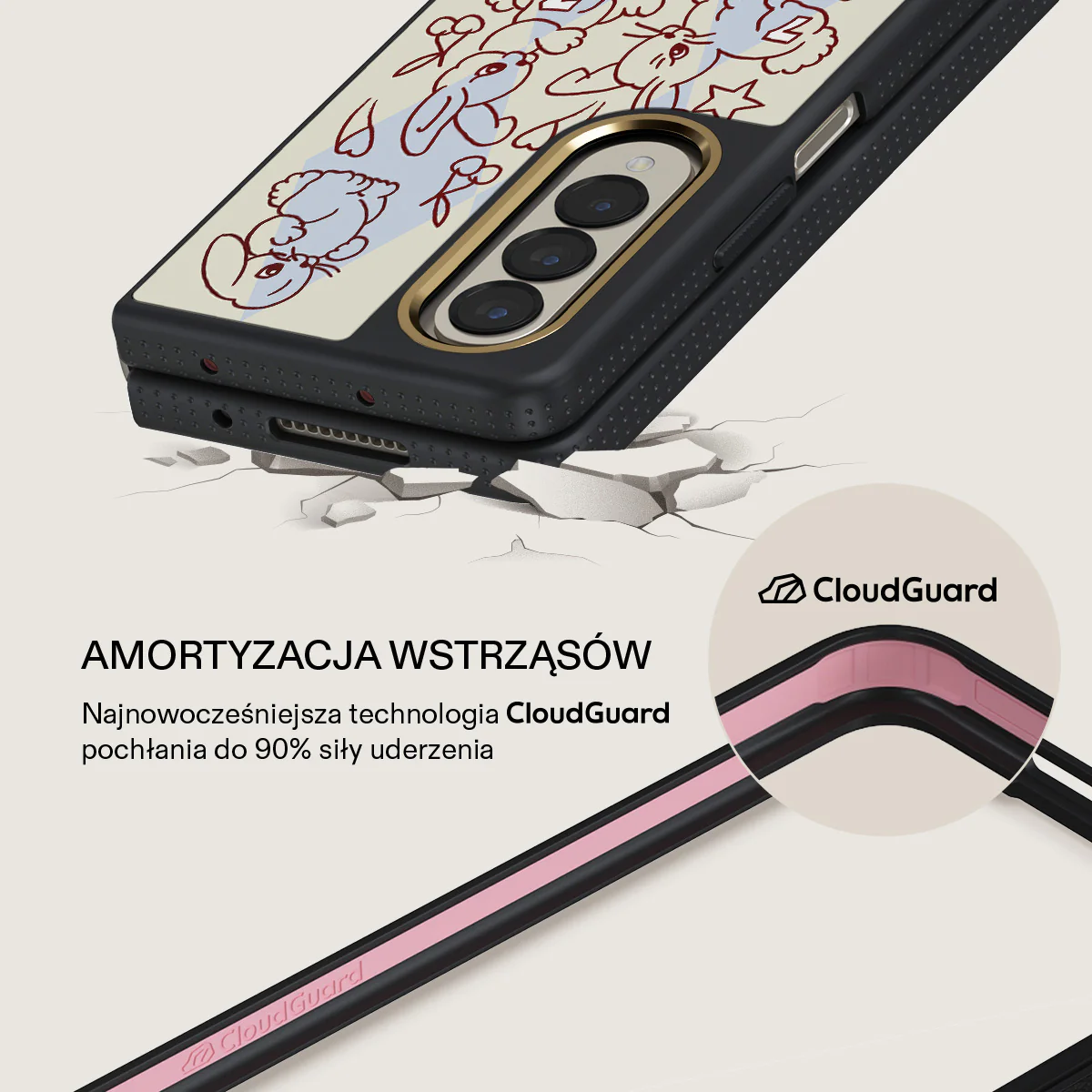 Triple Seven - Samsung Galaxy Z Fold 4 Etui - Image 8