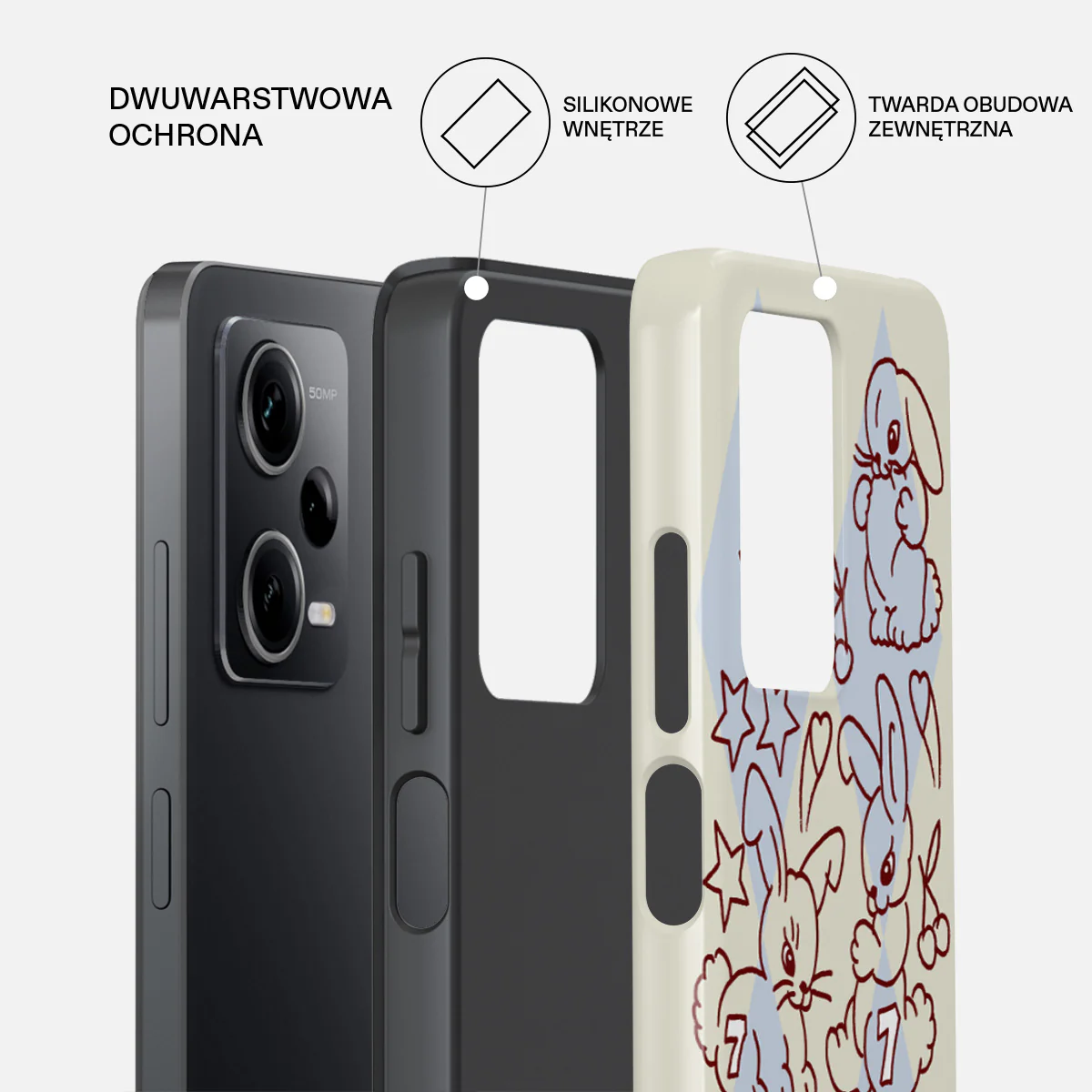Triple Seven - Xiaomi Redmi Note 12 Pro 5G Etui - Image 2