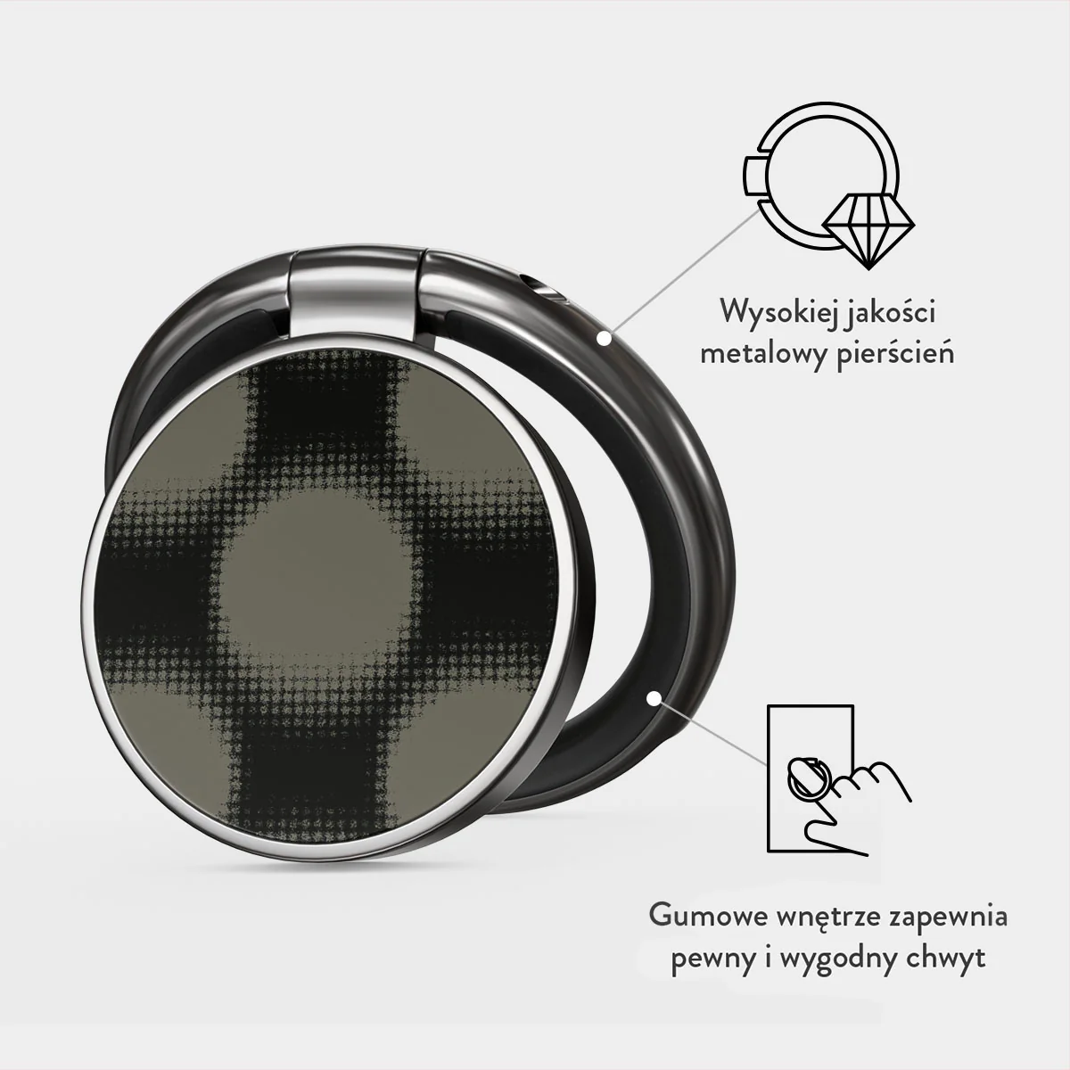 Velocity - Samoprzylepny Okrągły Uchwyt - Image 2