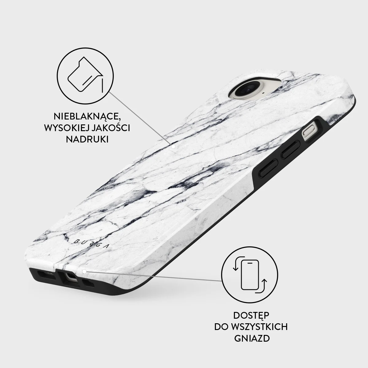 Satin White - iPhone 17e Etui - Image 3