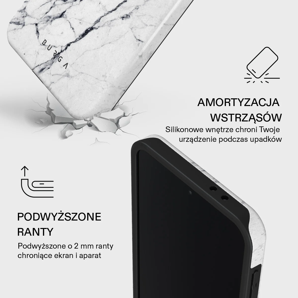 Satin White - Samsung Galaxy A37 5G Etui - Image 4