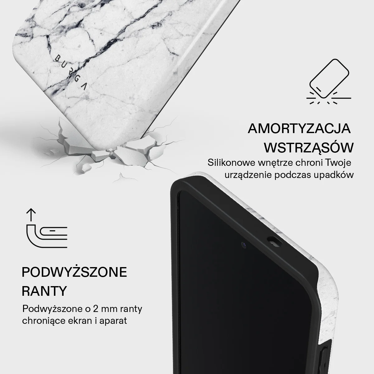 Satin White - Samsung Galaxy S25 FE Etui - Image 4