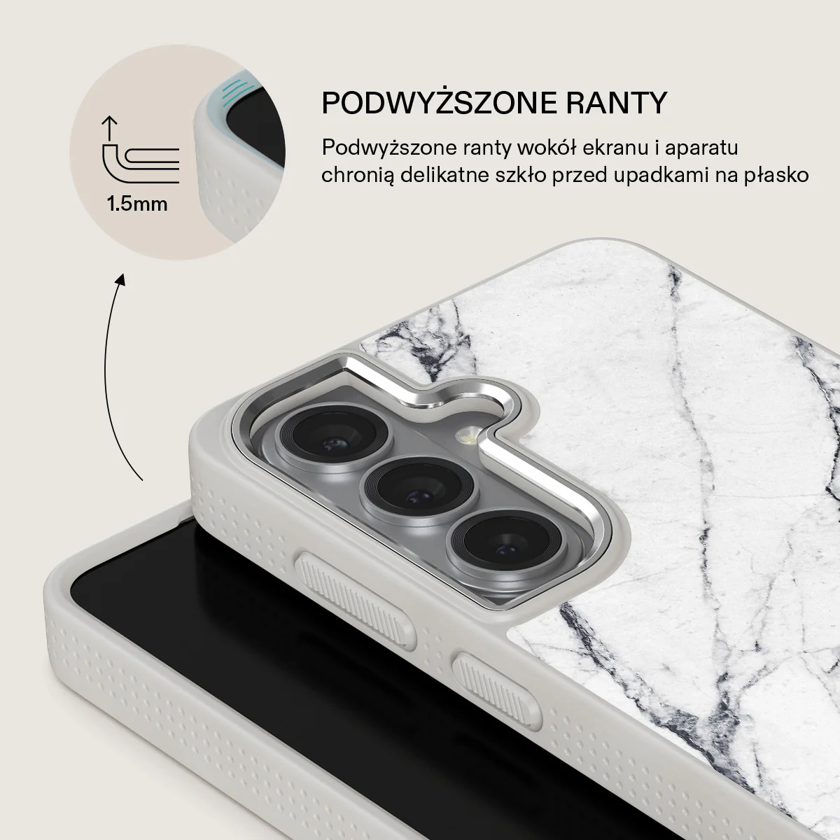 Satin White - Samsung Galaxy S26 Plus Etui - Image 36