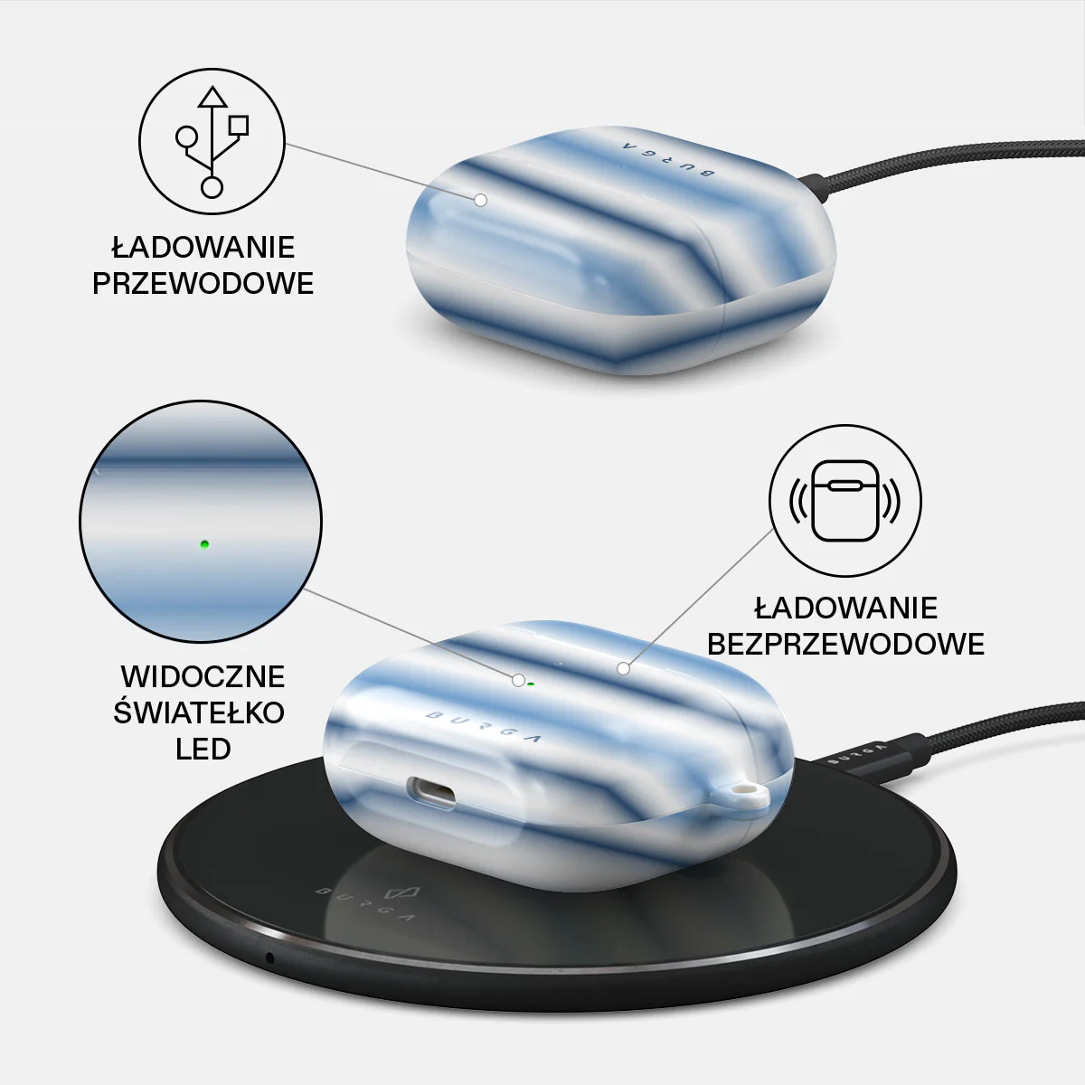 White Noise - Etui AirPods 3 - Image 3