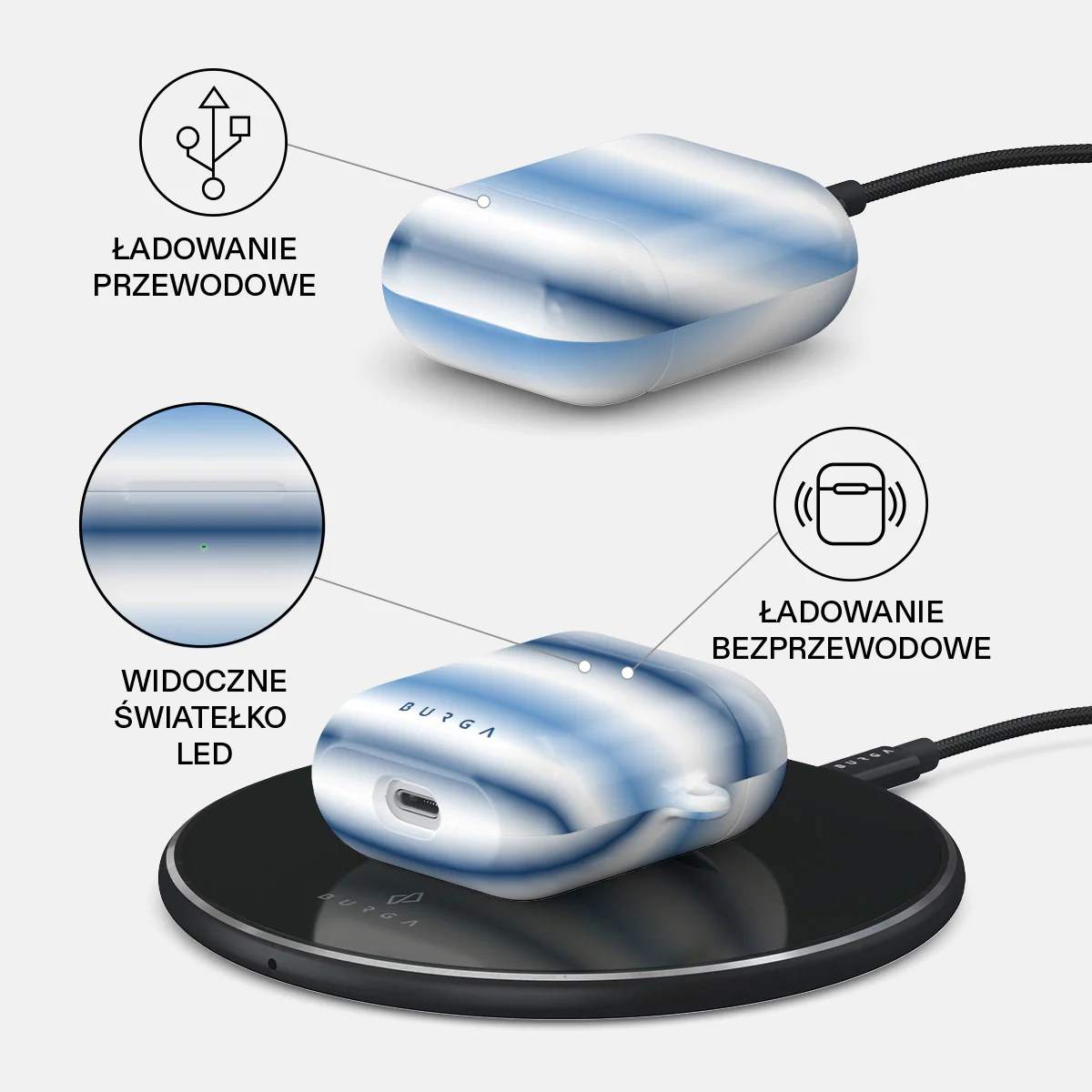 White Noise - Etui AirPods - Image 3