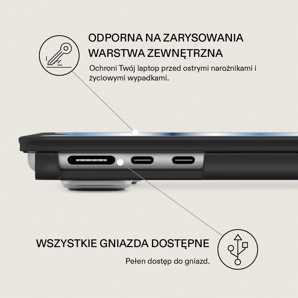 White Noise - Etui do MacBooka - Image 10