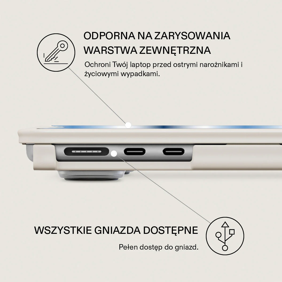 White Noise - Etui do MacBooka - Image 8