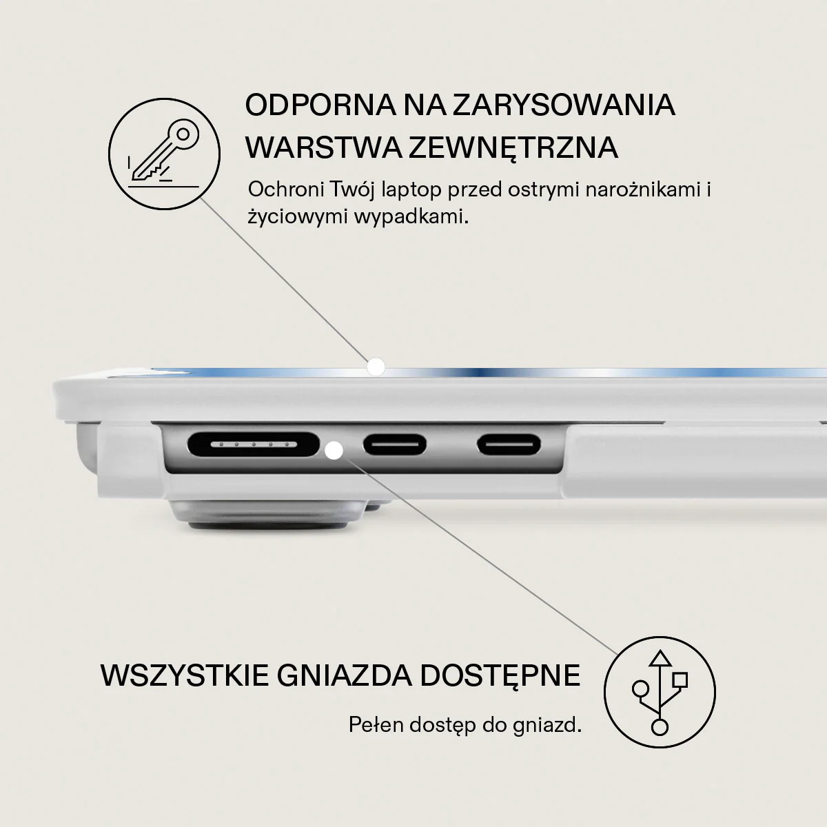 White Noise - Etui do MacBooka - Image 9