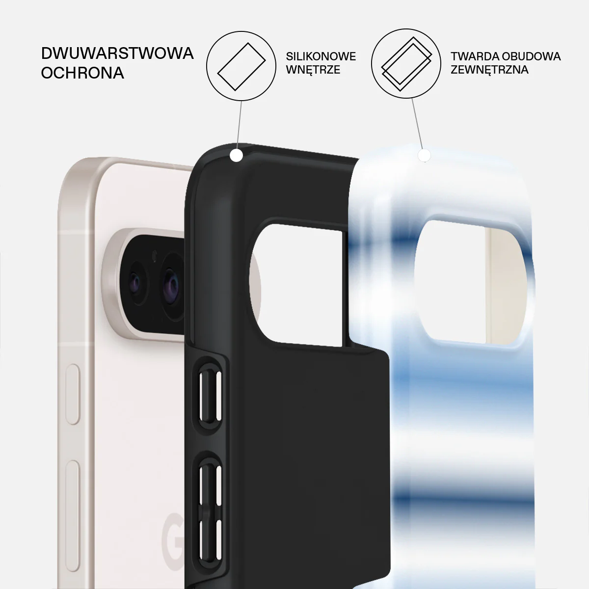 White Noise - Google Pixel 10 Pro XL Etui - Image 2