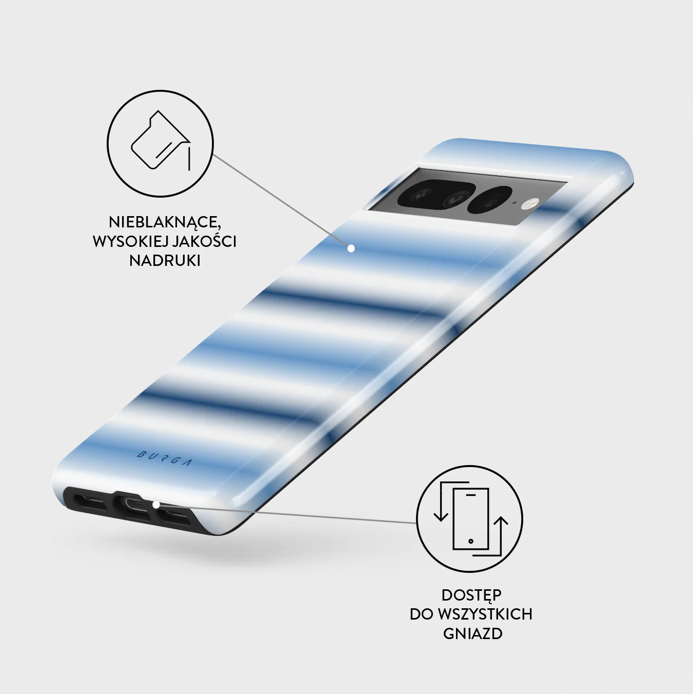 White Noise - Google Pixel 7 Pro Etui - Image 3