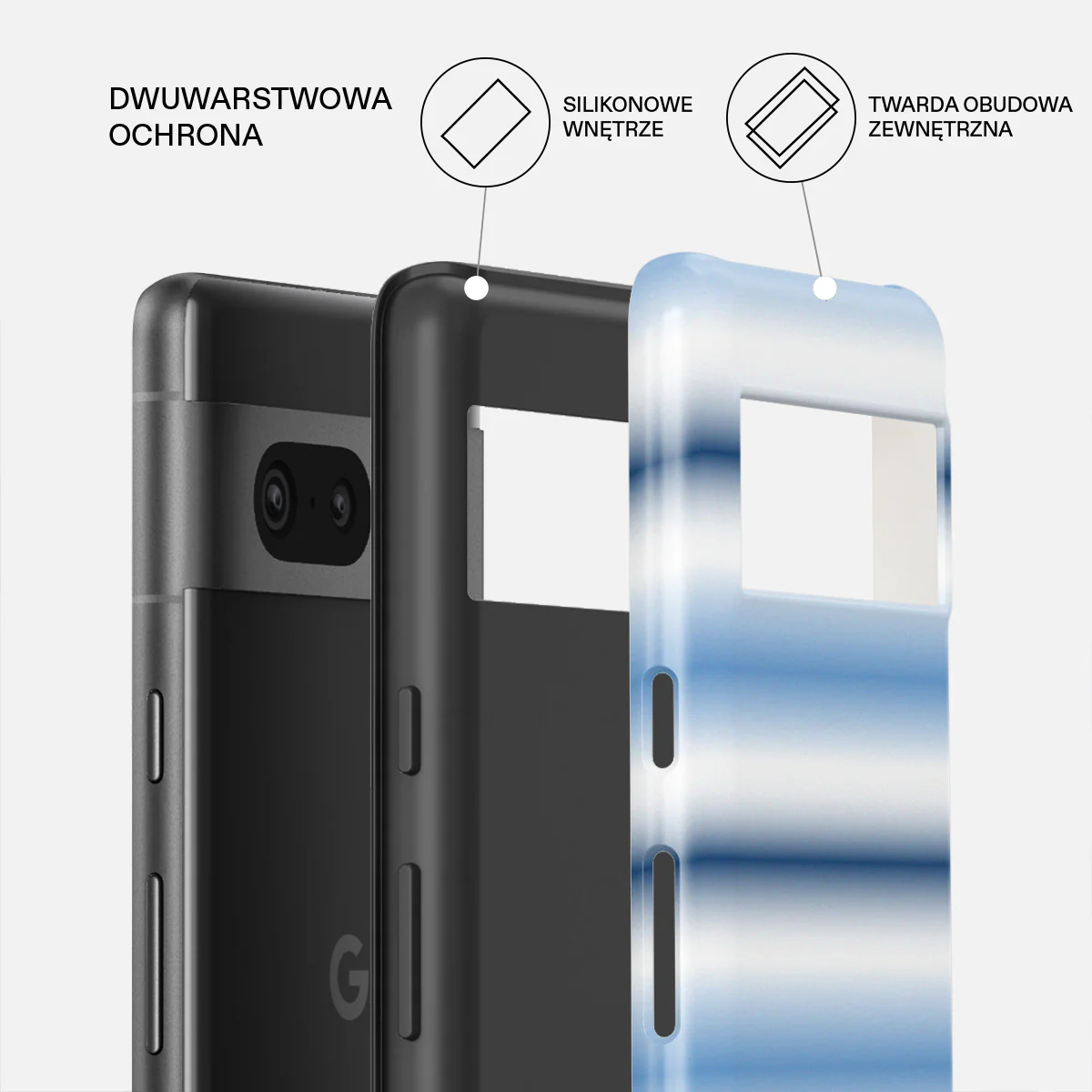 White Noise - Google Pixel 7a Etui - Image 2