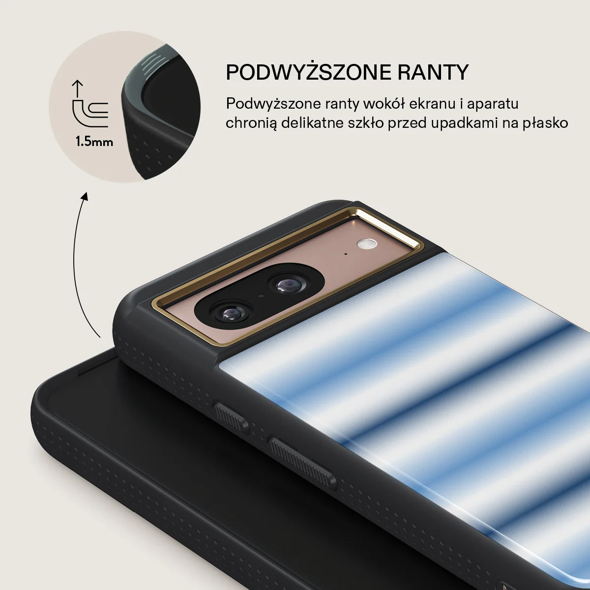 White Noise - Google Pixel 8 Etui - Image 8