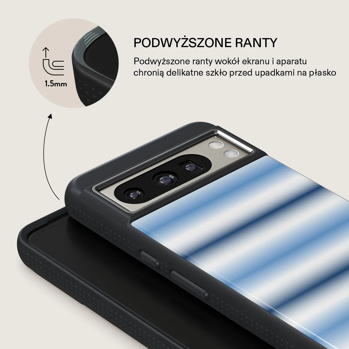 White Noise - Google Pixel 8 Pro Etui - Image 15