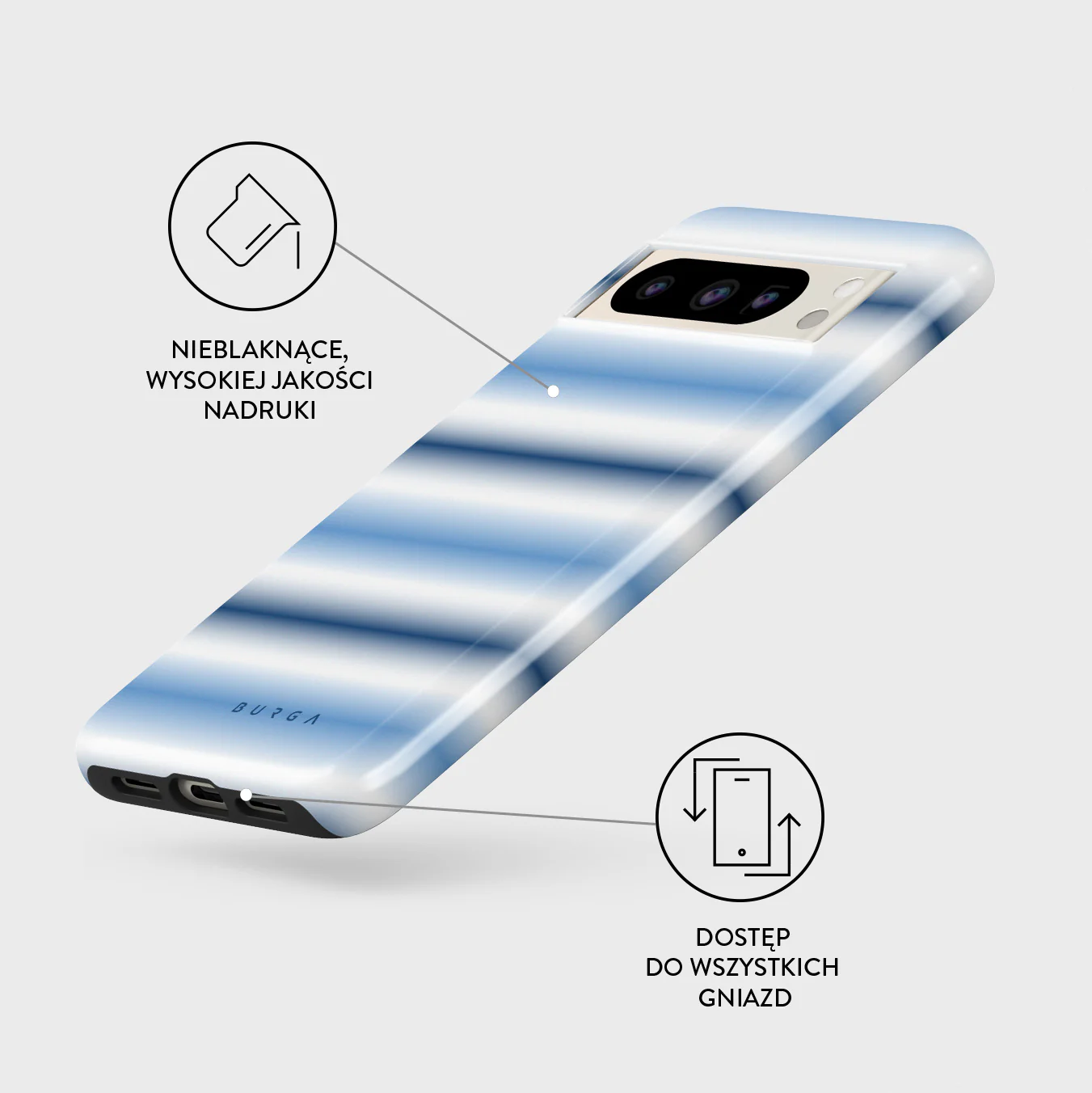White Noise - Google Pixel 8 Pro Etui - Image 3