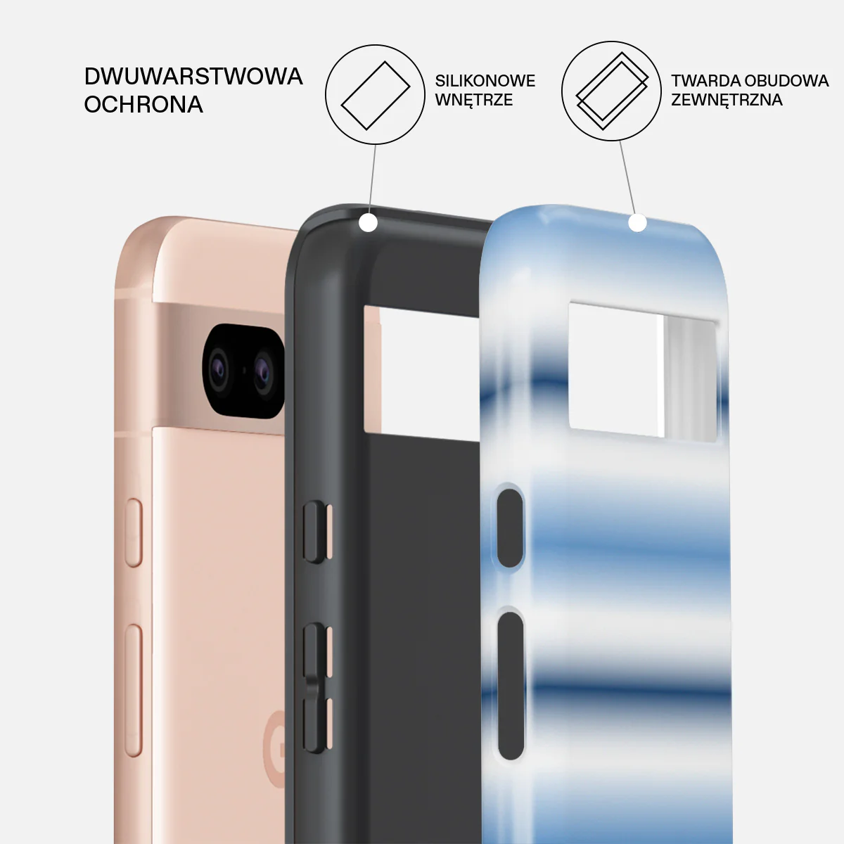 White Noise - Google Pixel 8a Etui - Image 2