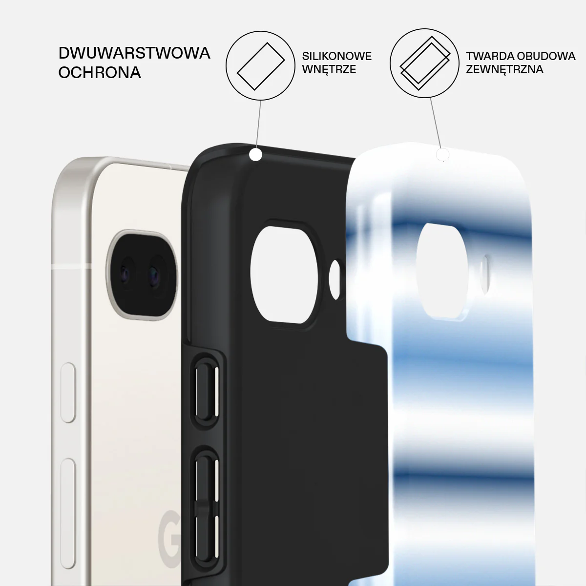 White Noise - Google Pixel 9a Etui - Image 2