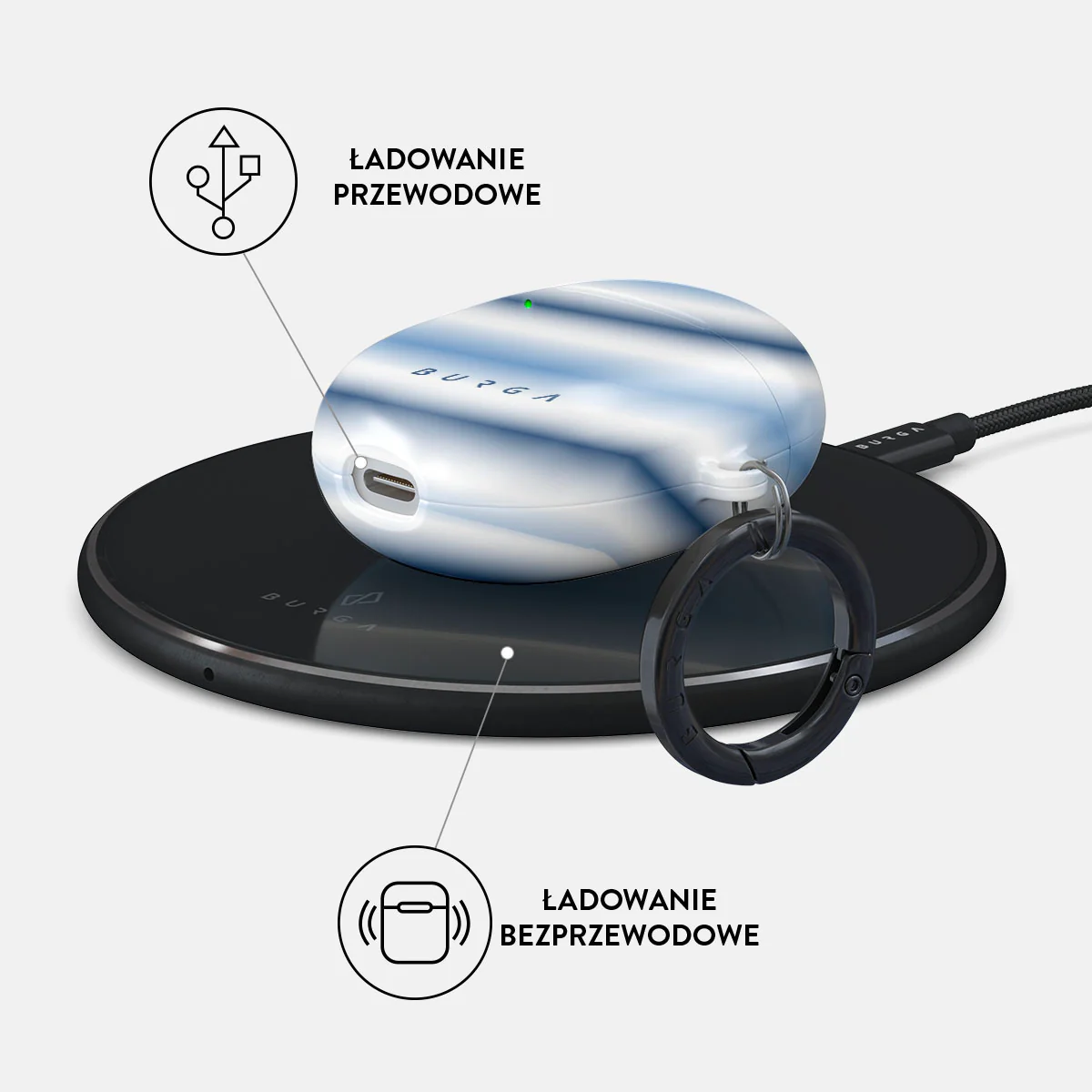 White Noise - Etui na Google Pixel Buds Pro - Image 3